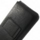 Funda estuche cinturon horizontal piel sintetica premium para - thl w8 - negra