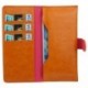 Funda con tarjetero y cierre por iman para - thl w100 / thl w100s - naranja