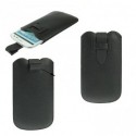 Funda con lazo extraccion y cierre de seguridad para thl w100 / thl w100s negra