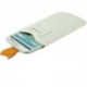 Funda con lazo extraccion y cierre de seguridad para thl w100 / thl w100s blanca