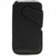 Funda piel sinte con cierre por velcro lateral para thl w100 thl w100s - negra