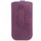 Funda diseño circulos pasador cinturon velcro para thl w100 / thl w100s - morada