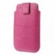 Funda con cierre por velcro y bolsillo delantero para THL T200 / THL T200C Rosa