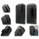 Funda cinturon clip giratorio 360º poli piel para - thl t100 / thl t100s - negra