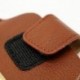 Funda con cierre por velcro y bolsillo delantero para - THL i9500 - Marron