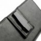 Funda cinturon horizontal diseño ejecutivo y clip metalico para - thl a3 - negra