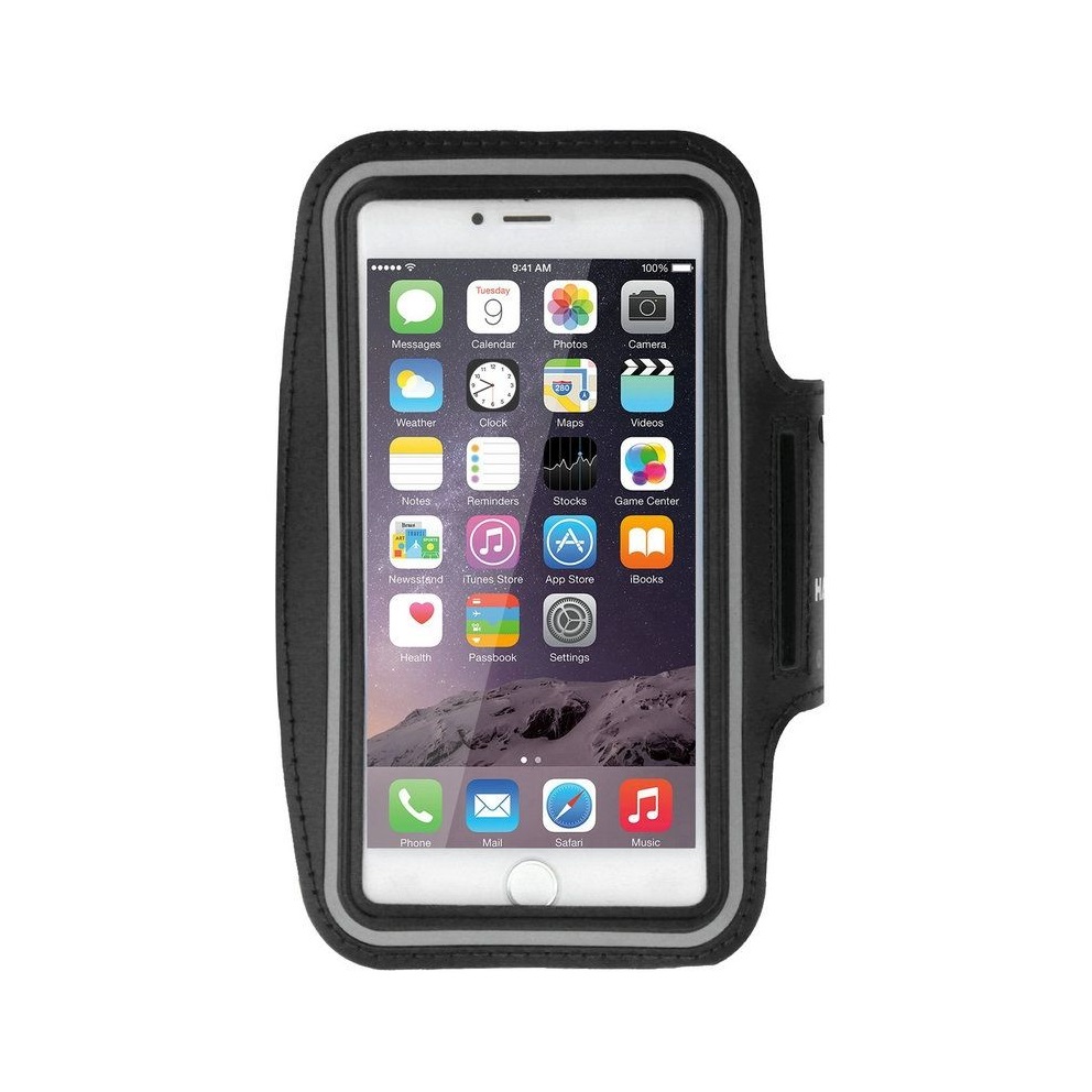 Armband Professional Cover Neoprene Waterproof Light Reflecting Wraparound Sport with Buckle for BQ Mobile BQ-6042L Magic E (2020) - Black