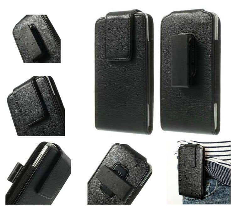 Magnetic holster case belt clip rotary 360 for Philips S260 (2019) - Black