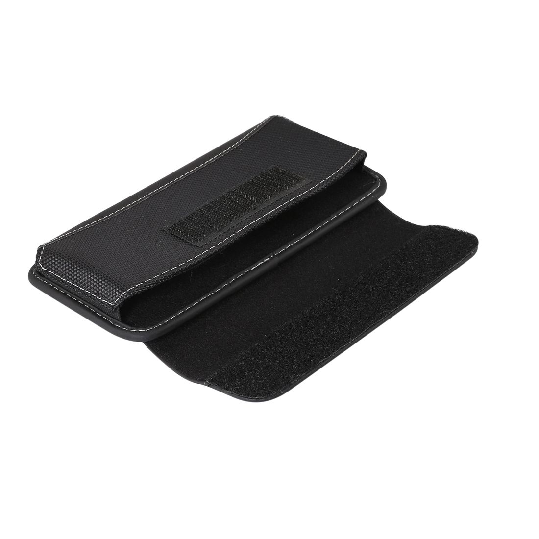 Belt Case Cover Horizontal New Design Leather & Nylon for Oppo Realme X (2019) - Black