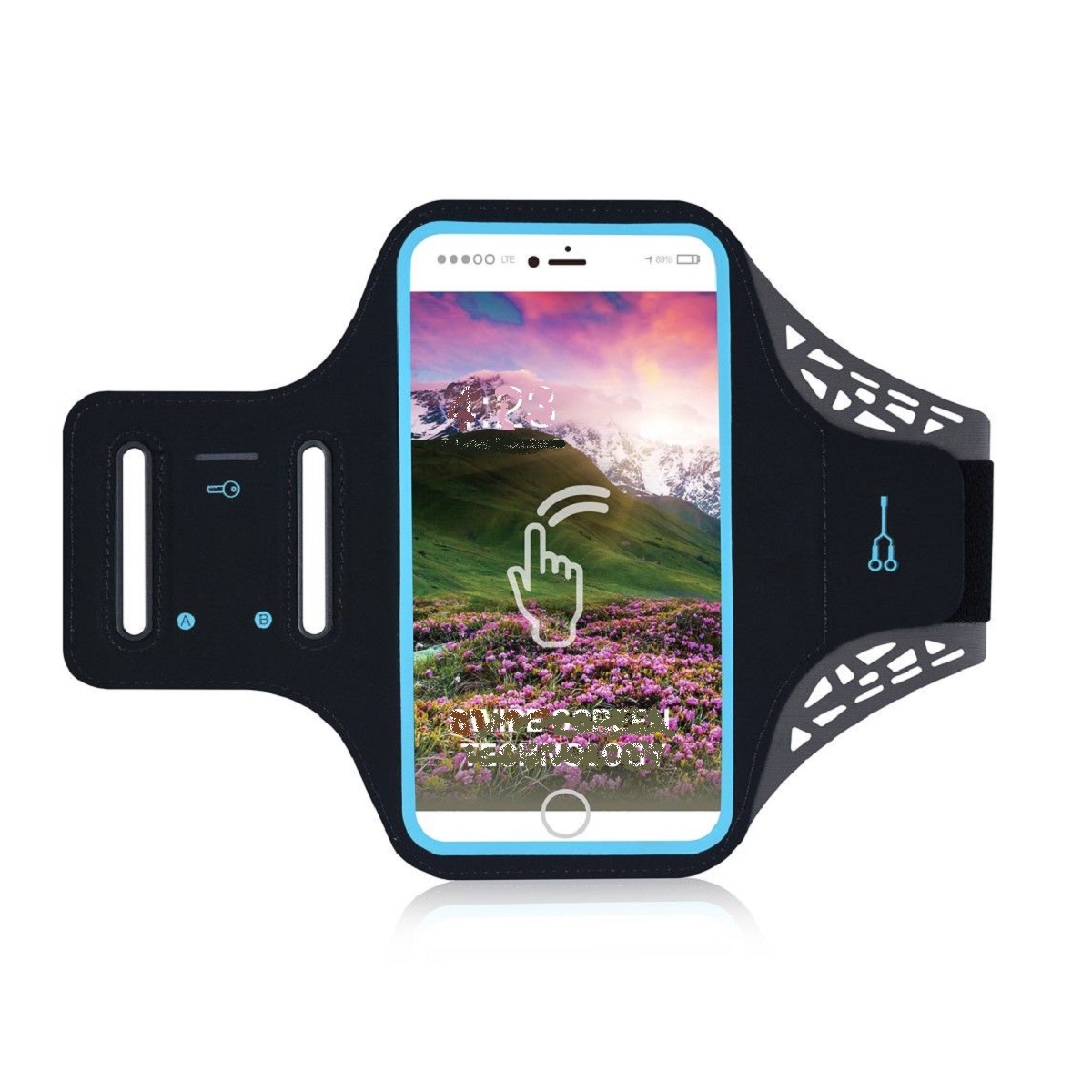 Professional Cover Ultra-thin Armband Sport Walking Running Fitness Cycling Gym for A&T Radiante Max (2020)