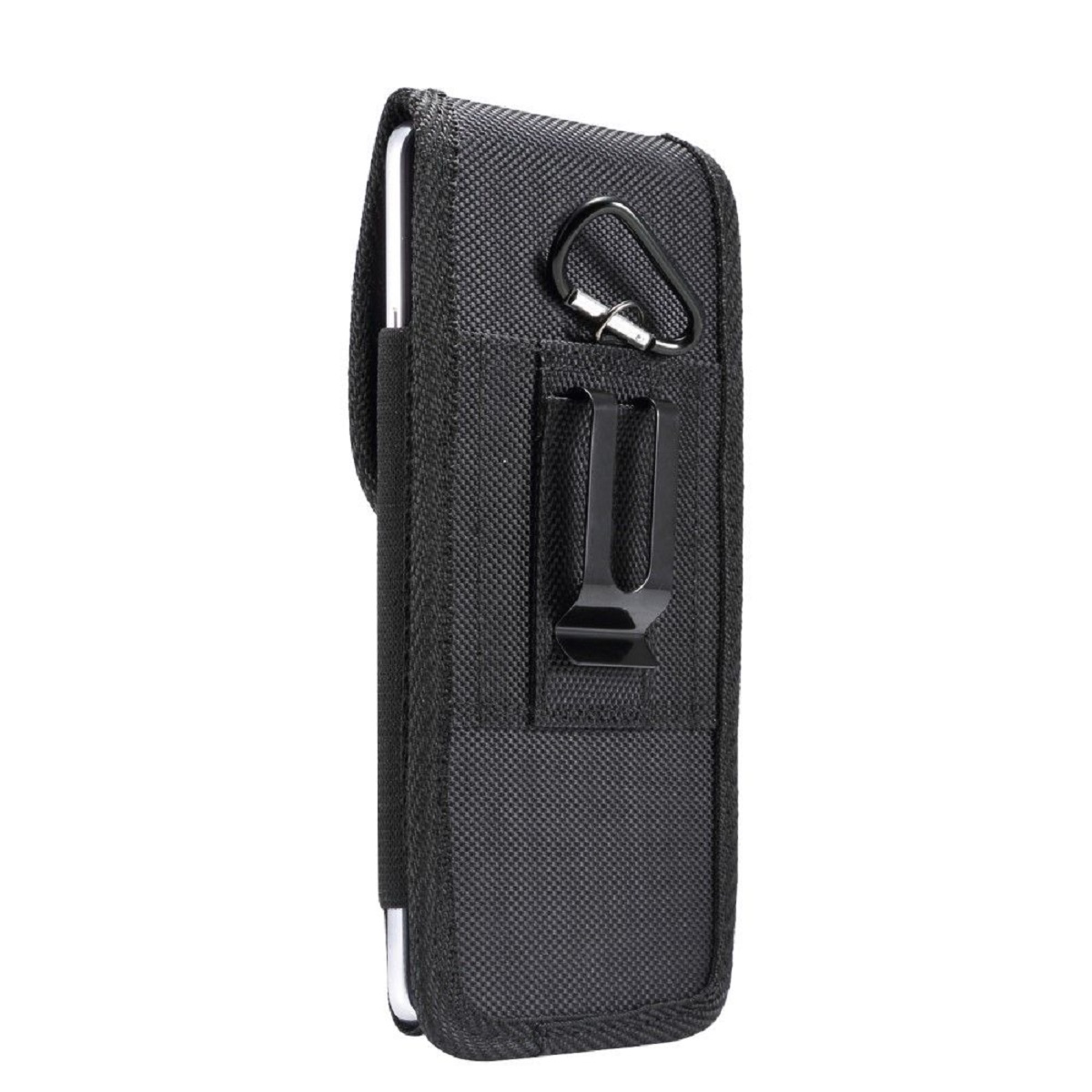 Nylon Belt Holster with Metal Clip and Card Holder for SYMPHONY Z50 (2020)