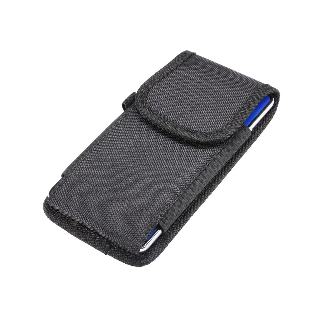 Belt Case Cover Nylon with Metal Clip New Style Business for Ulefone Armor 6E (2019) - Black