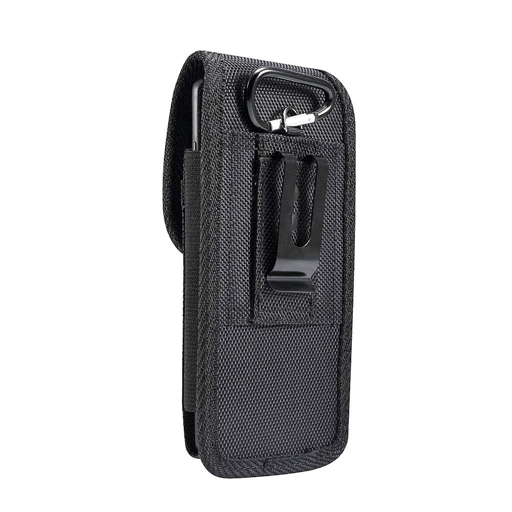 Nylon Belt Holster with Metal Clip and Card Holder for BBK Vivo V20 Pro (2020)