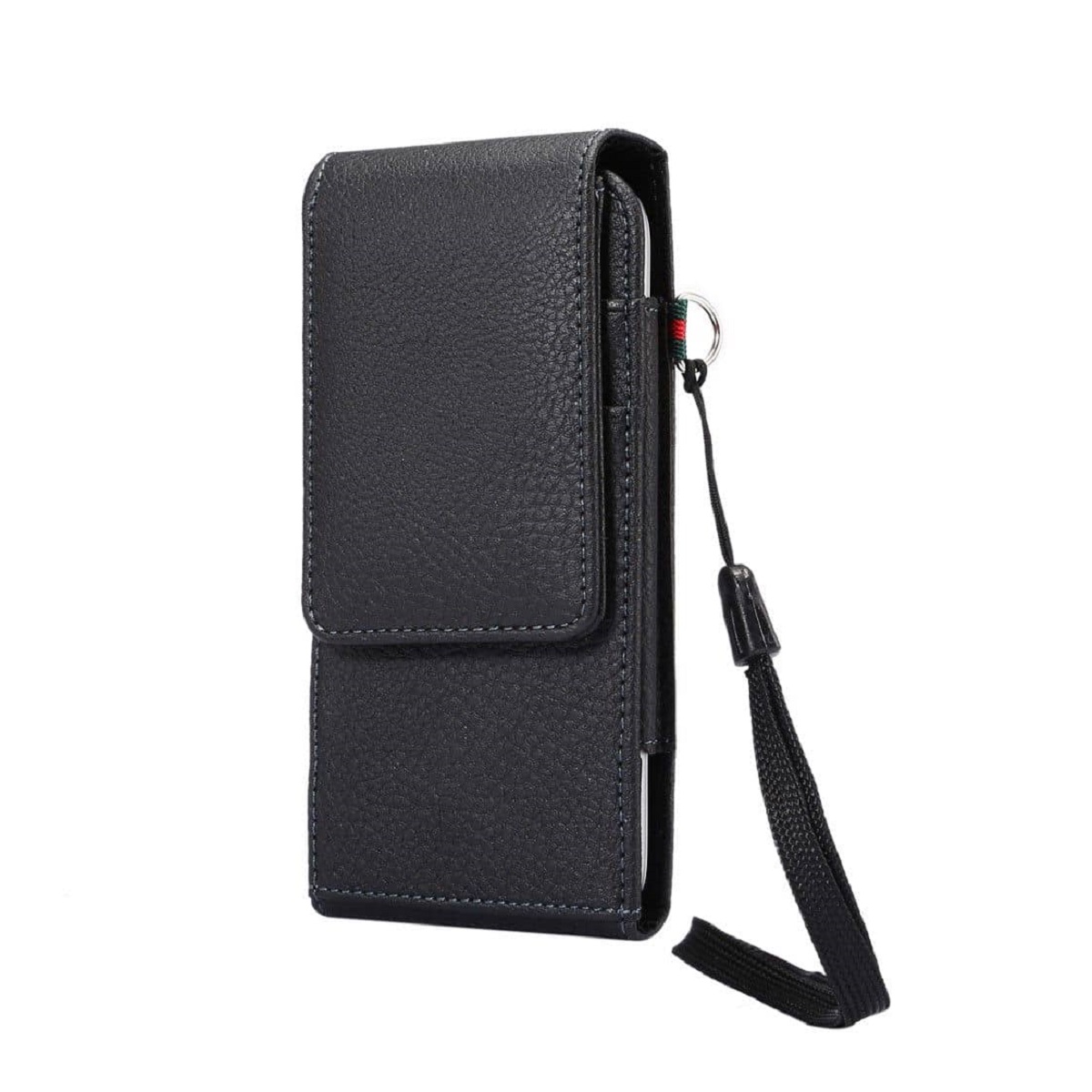 Leather Holster Case Belt Clip Rotary 360 with Card Holder and Magnetic Closure for VERTEX IMPRESS LION (2018)