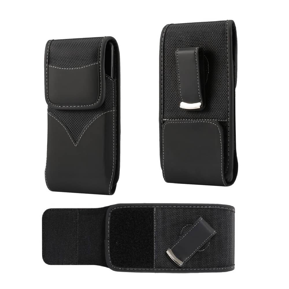 New Style Nylon Belt Holster with Swivel Metal Clip for VERTEX IMPRESS LION (2018)