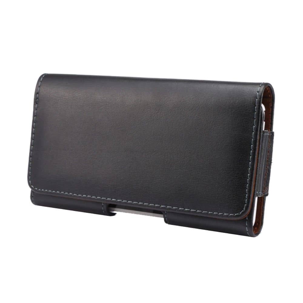 Genuine Leather Case Belt Clip Horizontal for Alcatel 1V (2022)