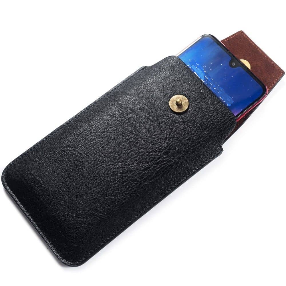 New Design Leather Cover Vertical Belt Case with Magnetic Closure for Huawei Honor X10 5G (2020)